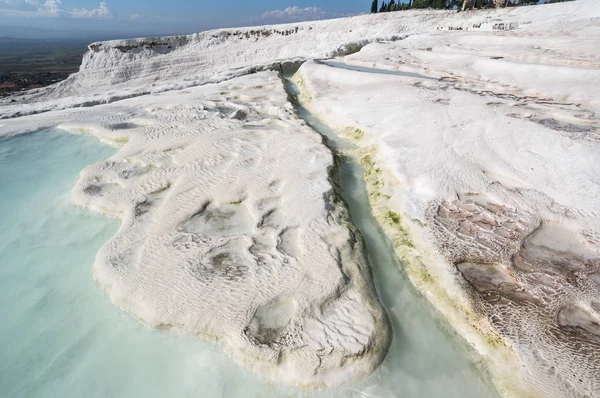 Pamukkale termálforrásai, Törökország — Stock Fotó