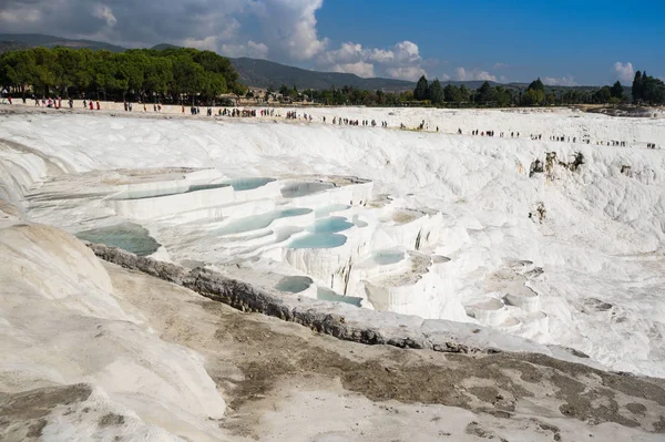 Thermal springs of Pamukkale, Turkey — Stock Photo, Image