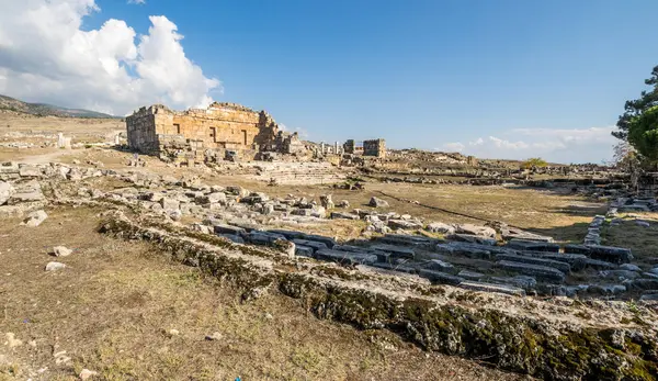 Vista de las ruinas de Hierápolis — Foto de Stock