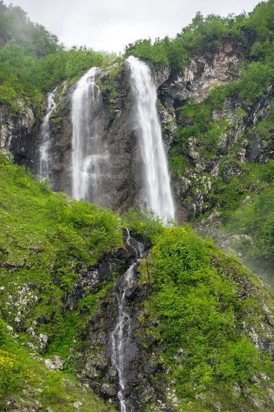 View Waterfall Caucasian Mountains Krasnodar Krai Russia — Stock Photo, Image