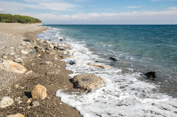 Coast Mediterranean Sea Kemer Seaside Resort District Antalya Province Mediterranean — Stock Photo, Image