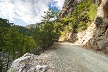 Antalya 'nın Kemer ilçesi Beydaglari Sahil Ulusal Parkı' nda yer alan Goynuk Kanyonu manzarası