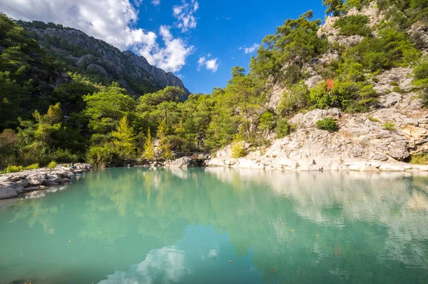 Veduta Del Lago Turchese Nel Canyon Goynuk Situato All Interno — Foto Stock