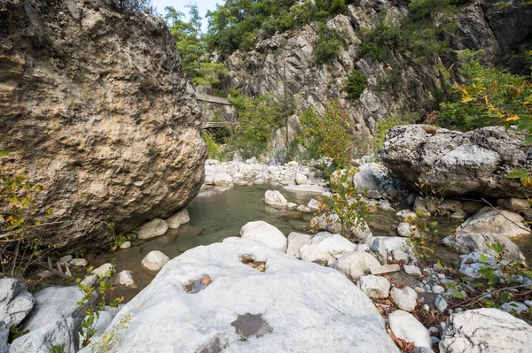 View Canyon Goynuk Located Beydaglari Coastal National Park Kemer District — Stock Photo, Image