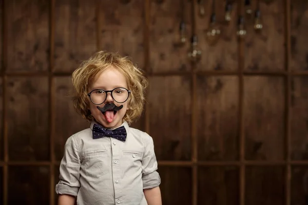 Little boy indoors — Stock Photo, Image