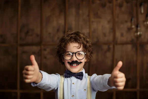 Happy boy indoors — Stock Photo, Image