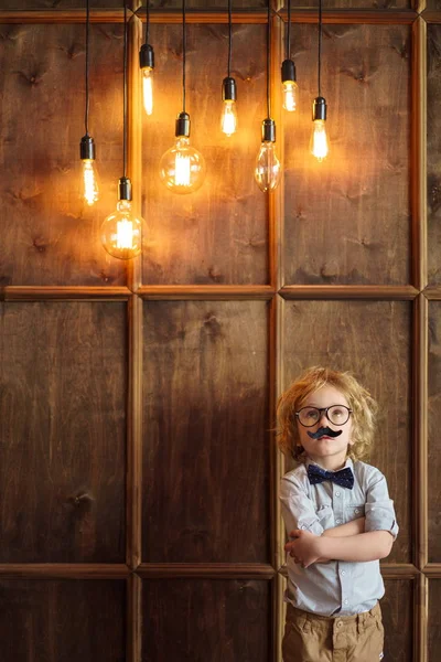 Hipster in studio — Foto Stock