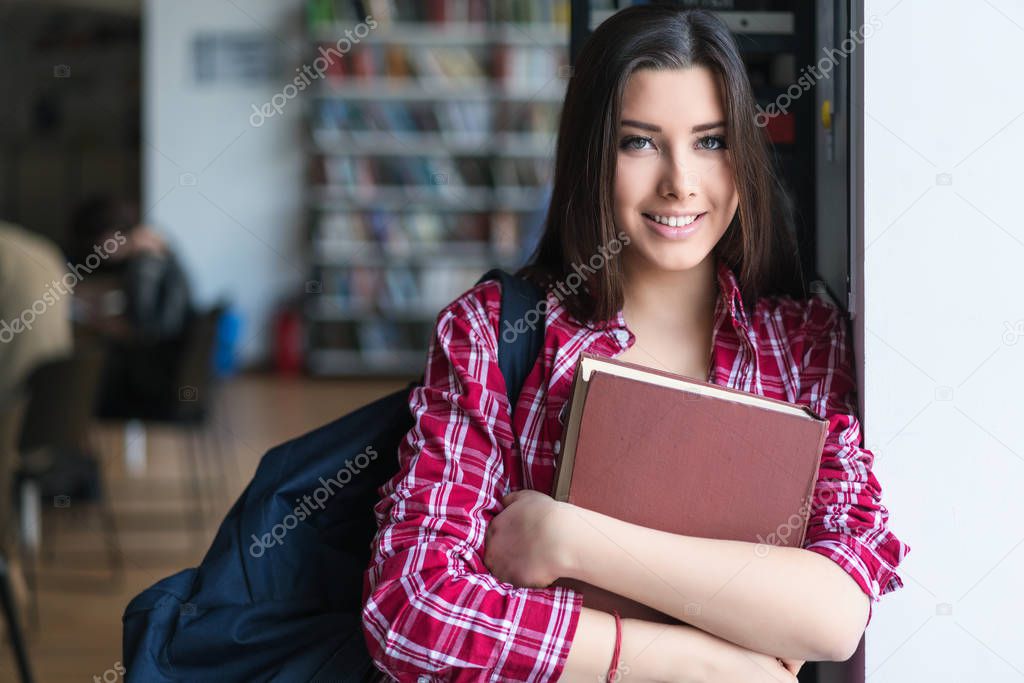 Young student indoors