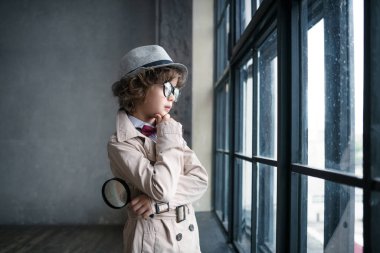 Little boy in studio