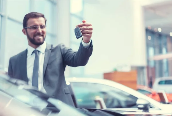 Lächelnder Fahrer — Stockfoto