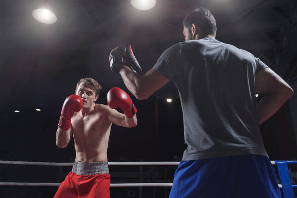 Sports people indoors