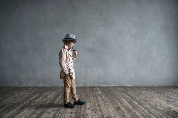 Detective in studio — Stock Photo, Image