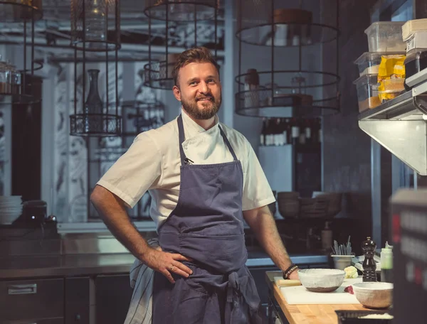 Young smiling cook — Stock Photo, Image