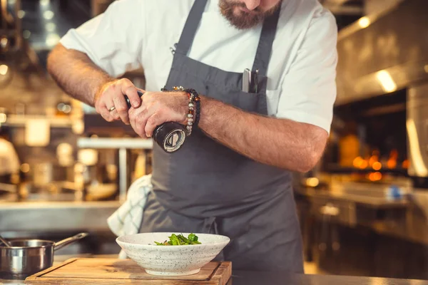Young cook at work — Stock Photo, Image