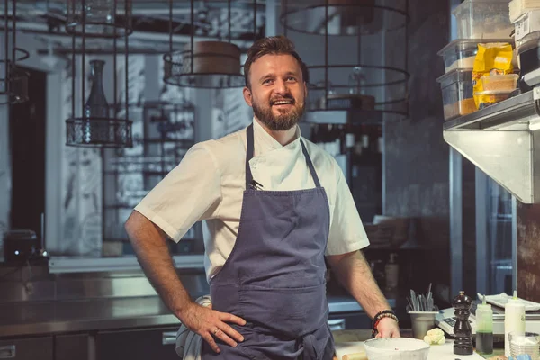 Young cook indoors — Stock Photo, Image