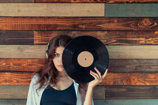 Attractive girls in studio — Stock Photo, Image