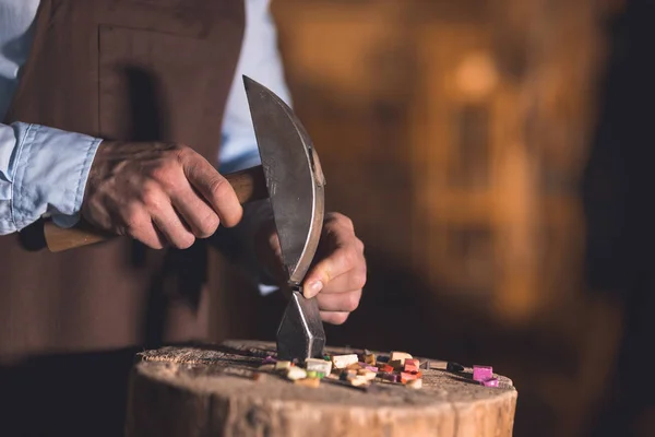 Master di lavoro in studio — Foto Stock