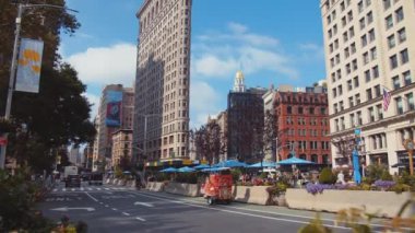 New York 'taki ünlü Flatiron binası.