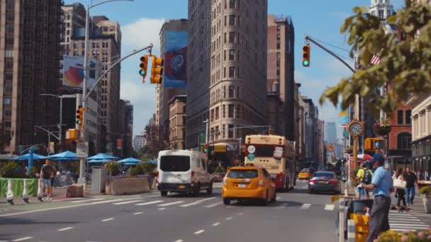 Улица Манхэттена — стоковое видео