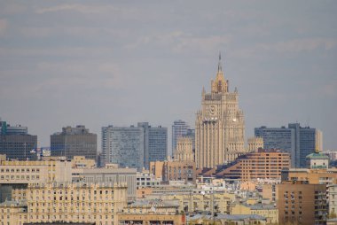 Moskova şehir merkezinde Cityscape