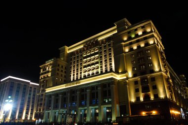 Dört mevsim otel Moskova geceleri