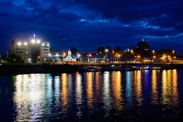 Blick auf den Fluss Moskau — Stockfoto