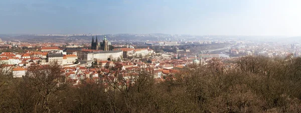 Panorama Pragi — Zdjęcie stockowe