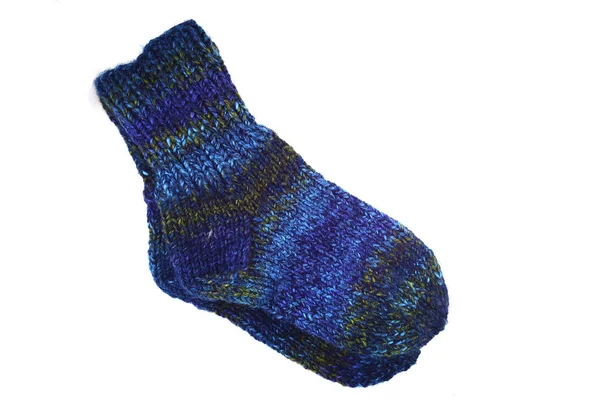 Knitted woolen socks — Stock Photo, Image