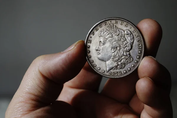 1878 eski gümüş Amerikan Doları