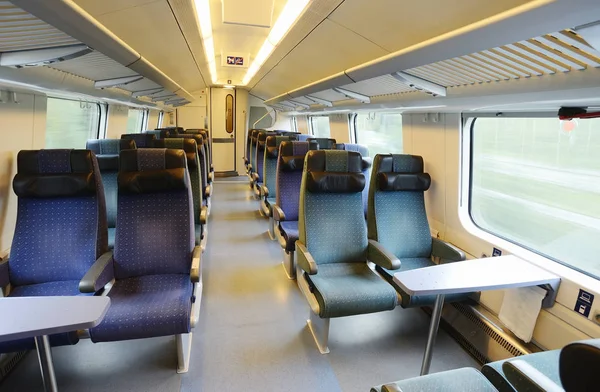 Interieur van een lege trein auto — Stockfoto