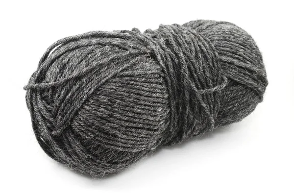 Palla grigia di lana — Foto Stock