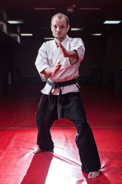 Savaşçı sıkılaştırıcı karate kemer