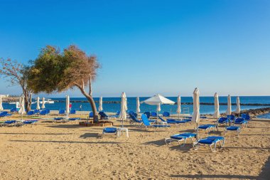 güneşli bir günde resort, Paphos, Kıbrıs