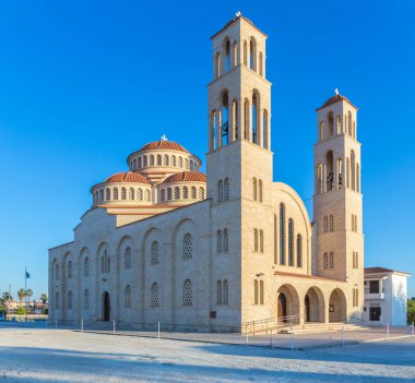 Orthodox Cathedral in Paphos, Cyprus clipart