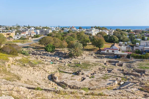 Ruïnes van Helleense Theater in Paphos — Stockfoto