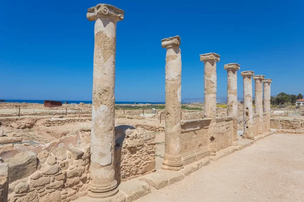 Parque Arqueológico Kato Paphos, Chipre . — Foto de Stock