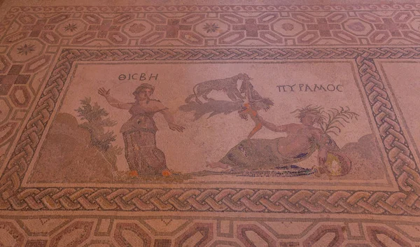 Руїни стародавнього міста Пафос, Кіпр — стокове фото
