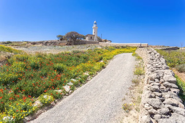 Vuurtoren in Paphos, Cyprus — Stockfoto