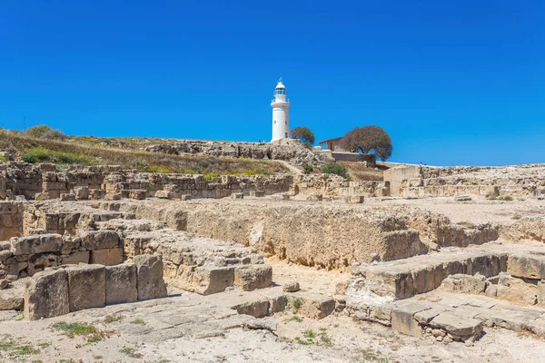 El antiguo anfiteatro de Pafos. Chipre — Foto de Stock