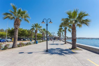 Paphos Harbour, Kıbrıs, set of görünümü