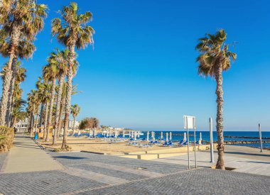 Paphos Harbour, Kıbrıs, set of görünümü