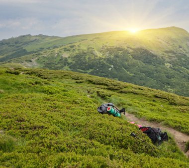 dağlarda yaz peyzaj