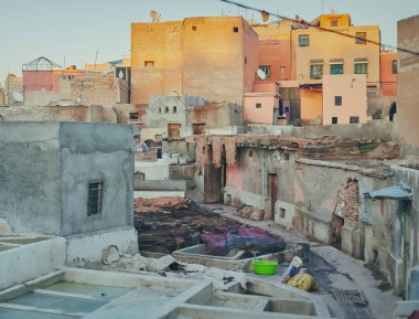 Çalışma eski Tabakhane deri Tanners