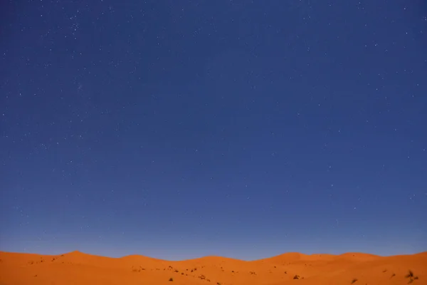 Noite no deserto — Fotografia de Stock