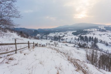 Güzel kış manzarası
