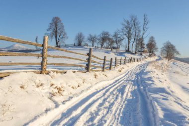 Güzel kış manzarası