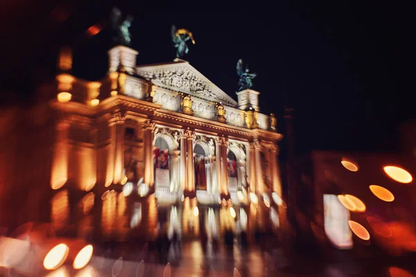 Lviv Teatro dell'opera nazionale — Foto Stock