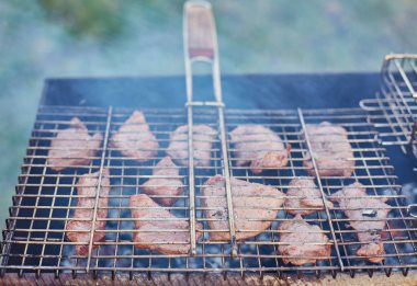 Zaman bahçesinde ızgara ızgara