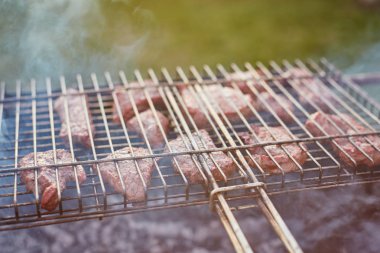 Zaman bahçesinde ızgara ızgara