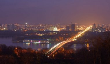 Pechersk Kiev şehir manzaralı, panorama Kiev